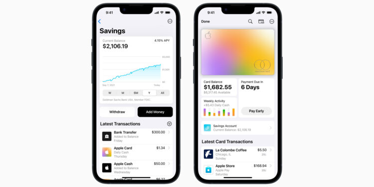 Nueva cuenta de ahorros de Apple ofrece rendimientos 10 veces superior al promedio