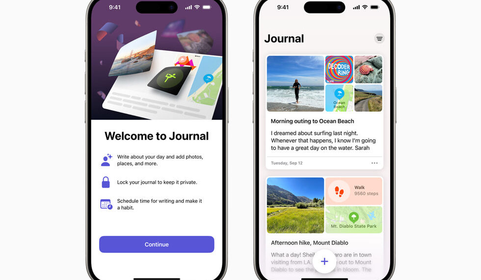 Conozca “Journal”, la nueva aplicación de Apple