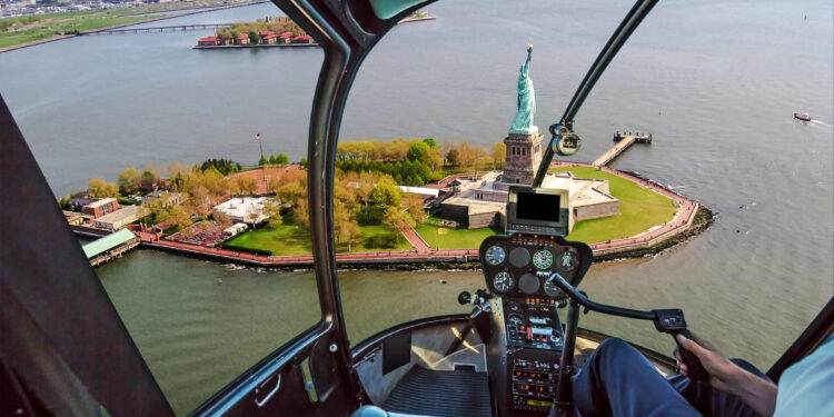 Hoteles de lujo en Nueva York ofrecen traslados gratuitos en helicóptero al aeropuerto