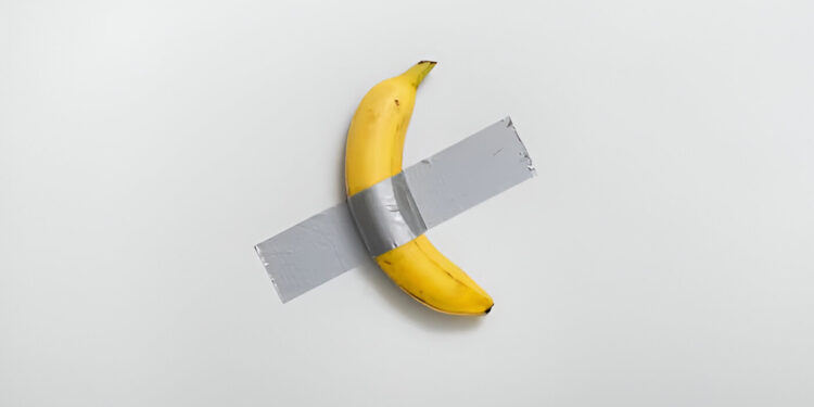 La banana más costosa de la historia: $6.2 millones de dólares en una subasta