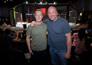 Dana White y Mark Zuckerberg