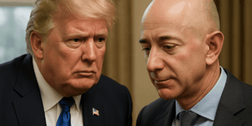 Trump enfrentó a Bezos tras amenaza de Amazon de mostrar el precio real de los aranceles