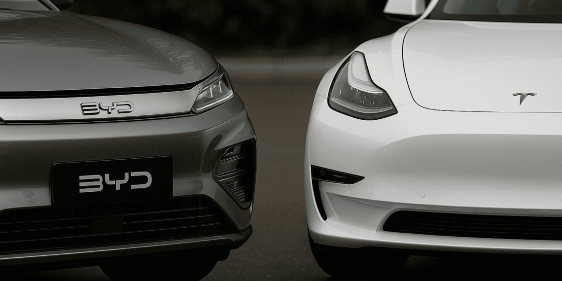 BYD supera a Tesla: La marca china lidera en Europa