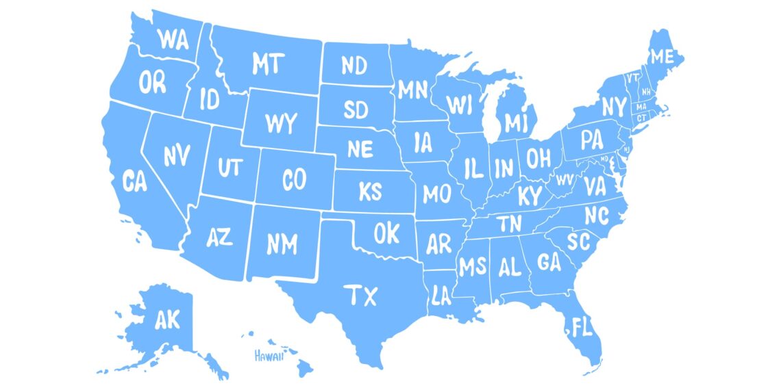 Ranking de los estados más y menos costosos de EE. UU.