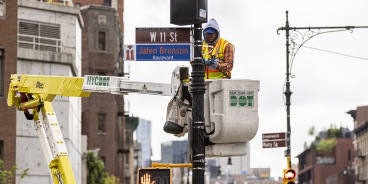 El alcalde de Nueva York nombra las calles de la ciudad en honor a los jugadores de los NY Knicks