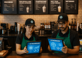 Starbucks lanza IA para sus baristas: ¿Una IA será quien prepare tu café?