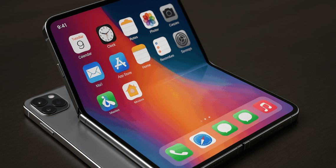 Apple planea un salto futurista con su primer teléfono plegable