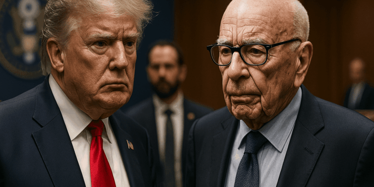 Trump lanza ofensiva legal contra Murdoch por “mentira obscena” publicada en el Wall Street Journal