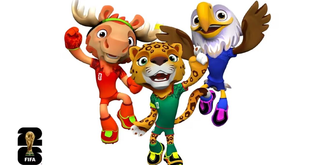 La FIFA revela las mascotas oficiales del Mundial 2026: Zayu, Clutch y Maple