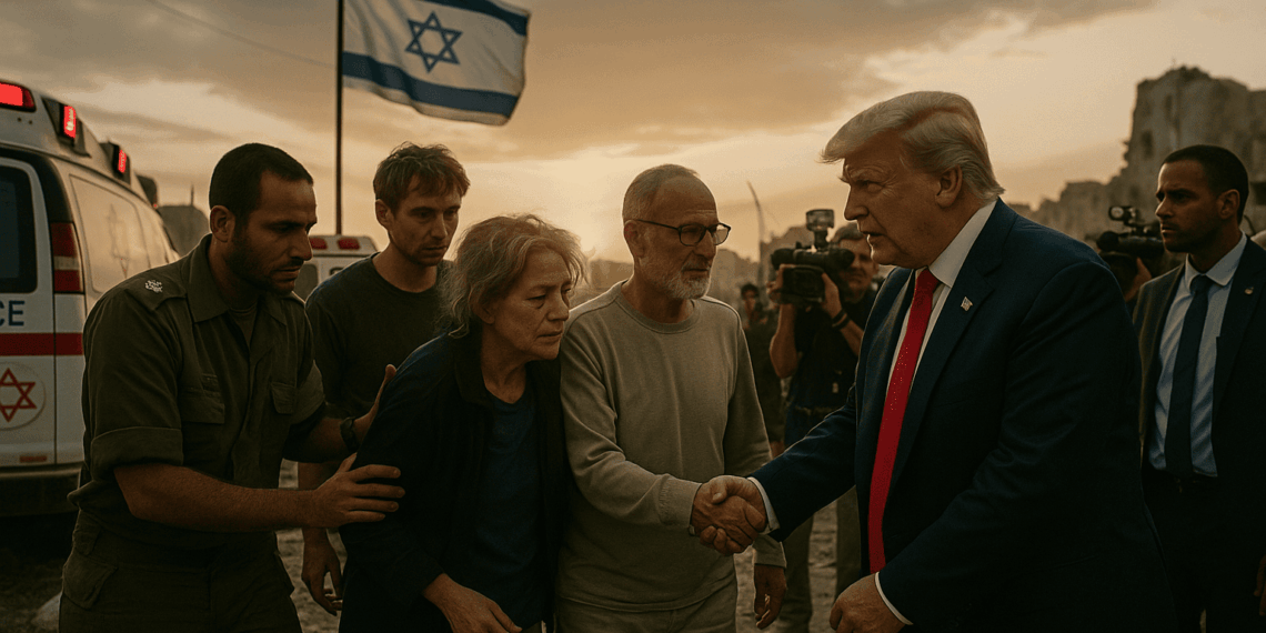 Trump viajará a Israel y promete recibir “en persona” a rehenes liberados por Hamás