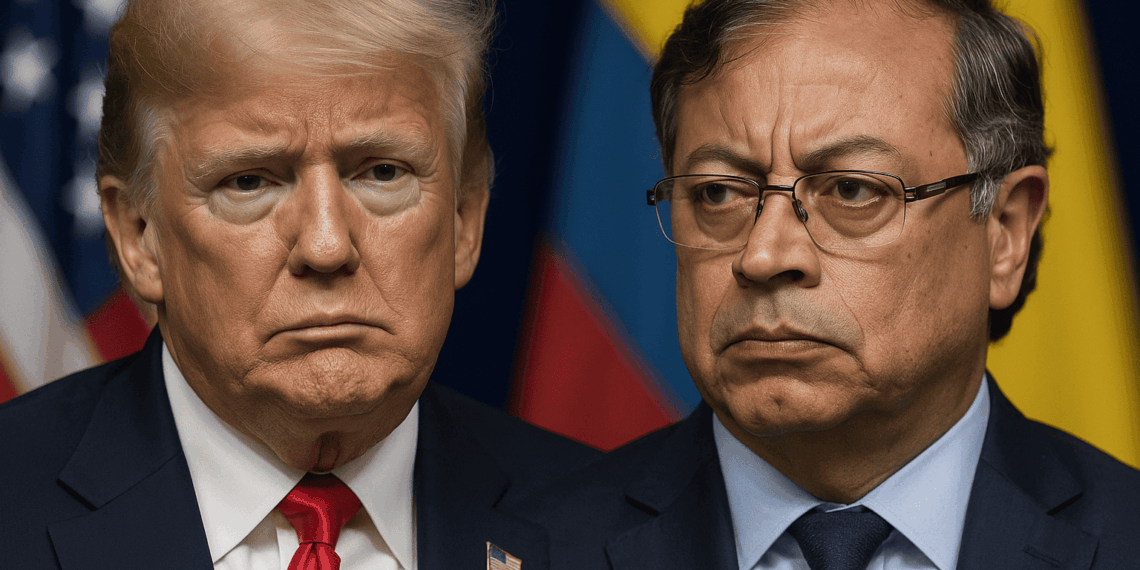 Trump responde con fuertes medidas luego de reiterados ataques mediáticos de Gustavo Petro