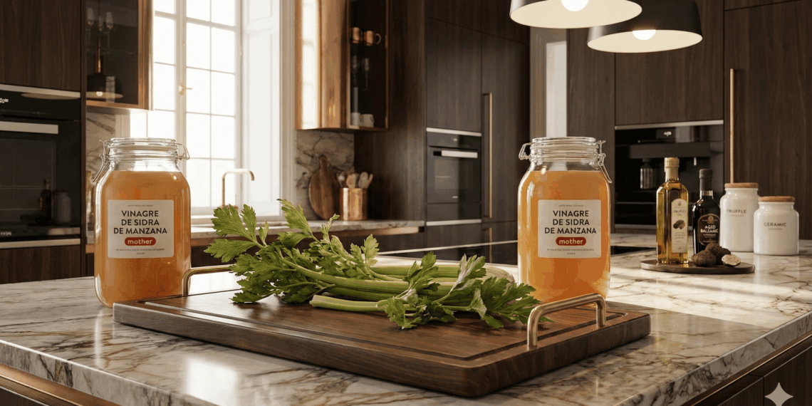 El apio y el vinagre de sidra de manzana pueden apoyar la salud sin prometer milagros