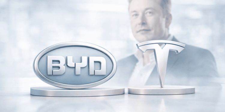 Tesla fue superado por BYD: Accionistas siguen apostando por la visión de Musk