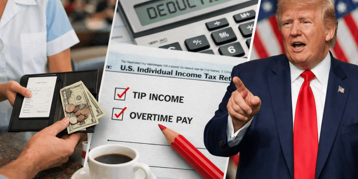Así funcionarán las nuevas deducciones por propinas y horas extra impulsadas por Trump