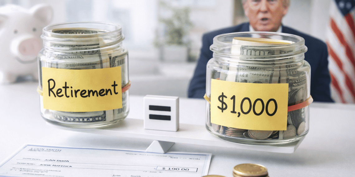 Gobierno igualaría hasta $1,000 dólares en ahorros de retiro bajo nuevo plan anunciado por Trump