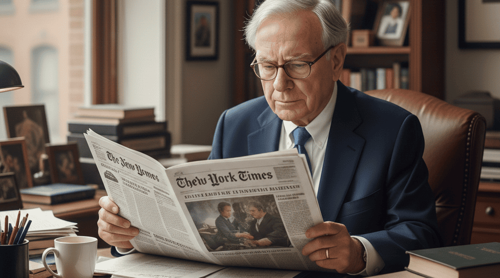 Giro estratégico de Berkshire: Menos Apple y una nueva apuesta por el New York Times.