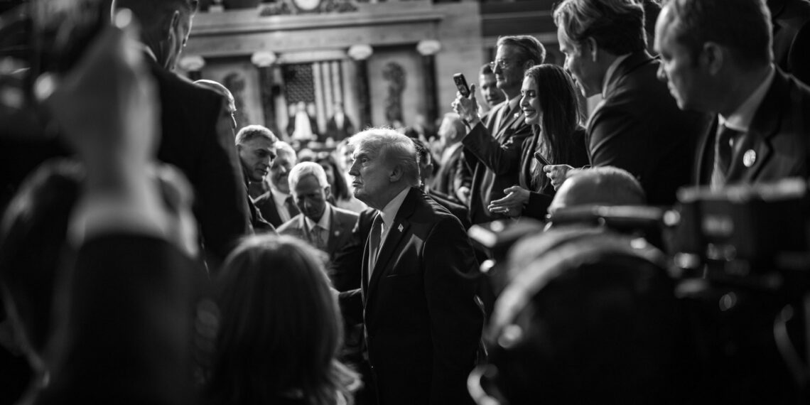 Trump durante el discurso sobre el Estado de la Unión endurece el tono en materia económica y de inmigración