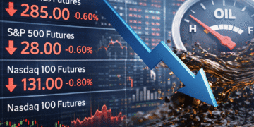 Futuros de Wall Street caen y anticipan pérdidas en el Dow, Nasdaq y S&P 500: Precios del petróleo en caos