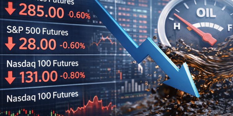 Futuros de Wall Street caen y anticipan pérdidas en el Dow, Nasdaq y S&P 500: Precios del petróleo en caos