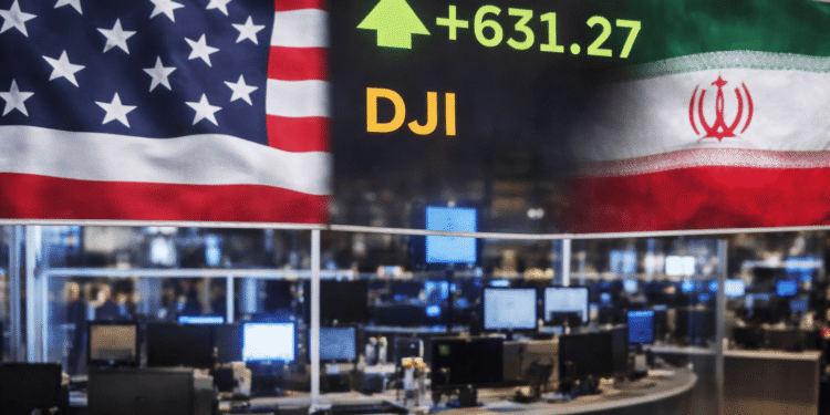 Wall Street rebota con fuerza tras señal de distensión entre Washington y Teherán; el Dow gana 631 puntos