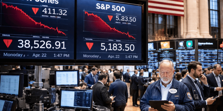 Caída del Dow Jones y el S&P 500: Wall Street retrocede mientras Trump aplaza el ataque a Irán