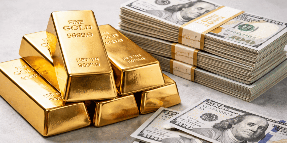 El oro registra su mayor caída mensual desde 2008 ante la fortaleza del dólar y la crisis en Irán