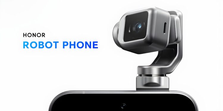 Honor presenta en Barcelona un teléfono con cámara robótica y adelanta su incursión en robots humanoides
