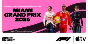 Apple TV impulsa la Fórmula 1 en EE.UU. con el GP de Miami y apuesta por el streaming deportivo
