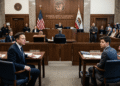 Elon Musk se ausentó del juicio contra OpenAI mientras estuvo con Trump en China