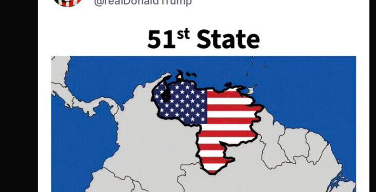 Explosivas publicaciones de Trump en su cuenta oficial: Venezuela como “estado 51”, aliens y amenazas internas