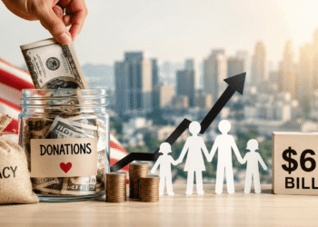 Las donaciones benéficas en EE. UU. superan por primera vez los $600,000 millones impulsadas por grandes fortunas y herencias