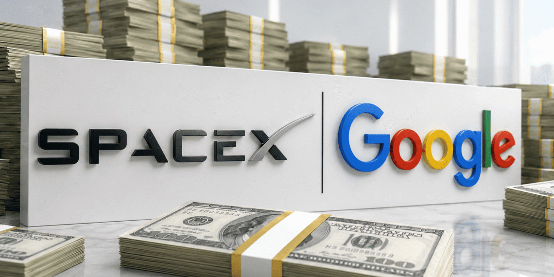 Google pagará $920 millones al mes a SpaceX en un acuerdo histórico