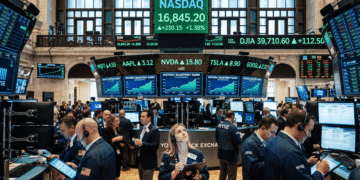 Wall Street apunta a cerrar un trimestre histórico impulsado por el repunte del Nasdaq