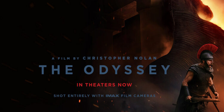 “La Odisea” rompe todos los pronósticos: Christopher Nolan debuta con $264 millones y hace historia en IMAX