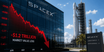 SpaceX pierde $1.2 billones en valor mientras aumenta la presión sobre sus acciones