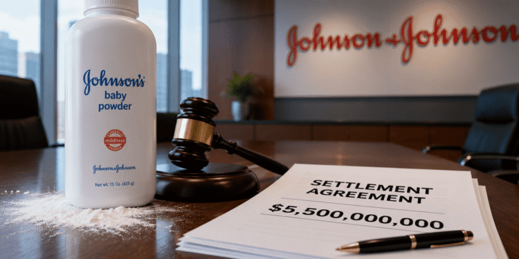 Johnson & Johnson busca cerrar el escándalo del talco con un acuerdo de $5,500 millones
