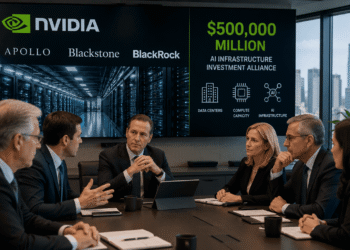 Nvidia y gigantes de Wall Street preparan $500,000 millones para financiar infraestructura de IA