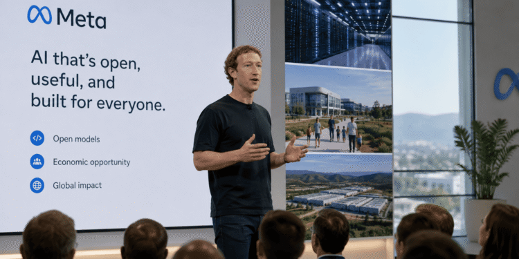Zuckerberg redefine la estrategia de IA de Meta con modelos abiertos y $1,000 millones para comunidades