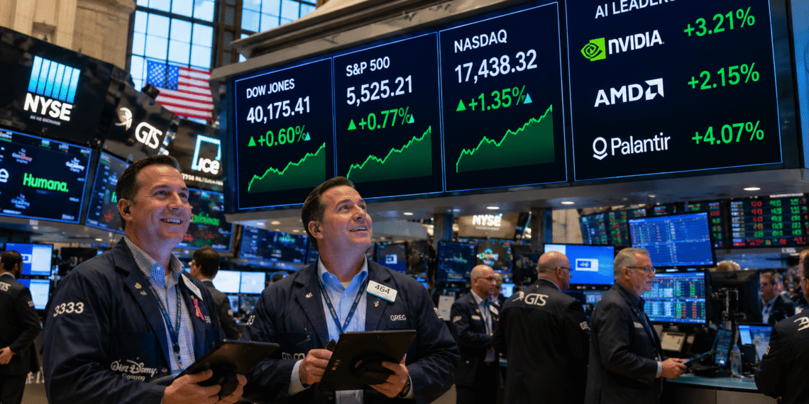 Wall Street avanza con inflación moderada y un nuevo impulso de las acciones de inteligencia artificial