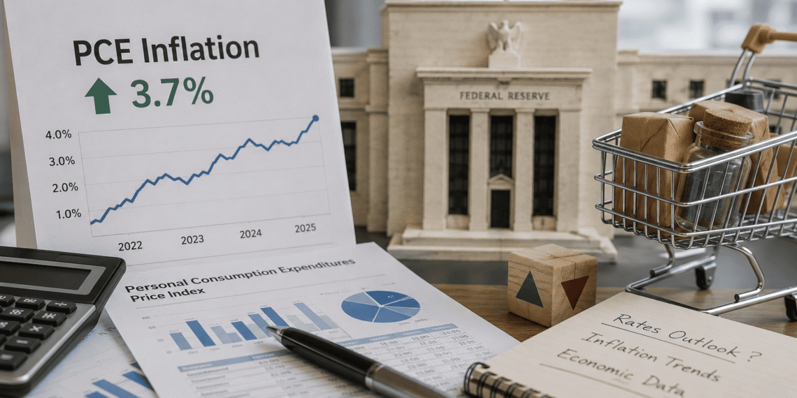 Inflación PCE sube a 3.7% y mantiene bajo presión las próximas decisiones de la Reserva Federal