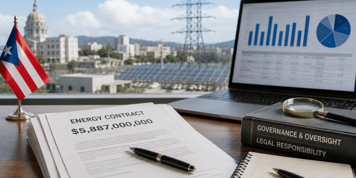 Contrato energético de $5,887 millones abre interrogantes sobre controles y responsabilidad legal en Puerto Rico