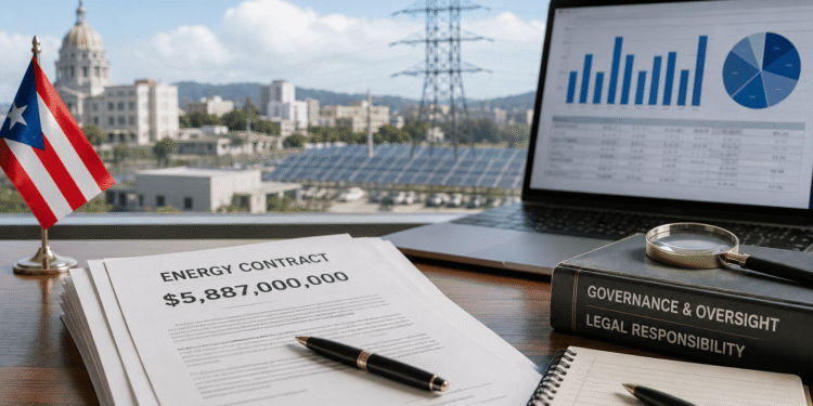 Contrato energético de $5,887 millones abre interrogantes sobre controles y responsabilidad legal en Puerto Rico