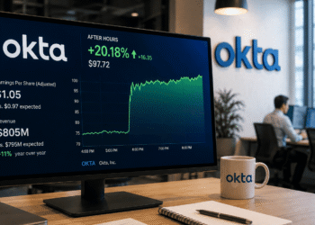 Okta se dispara 20% mientras la inteligencia artificial impulsa la demanda de seguridad