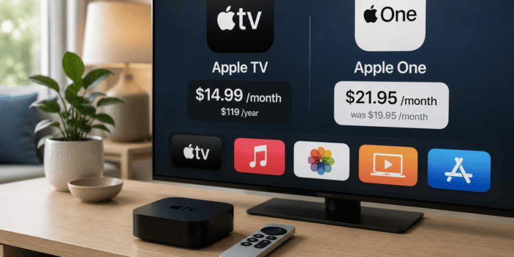 Apple sube el precio de Apple TV y Apple One en Estados Unidos