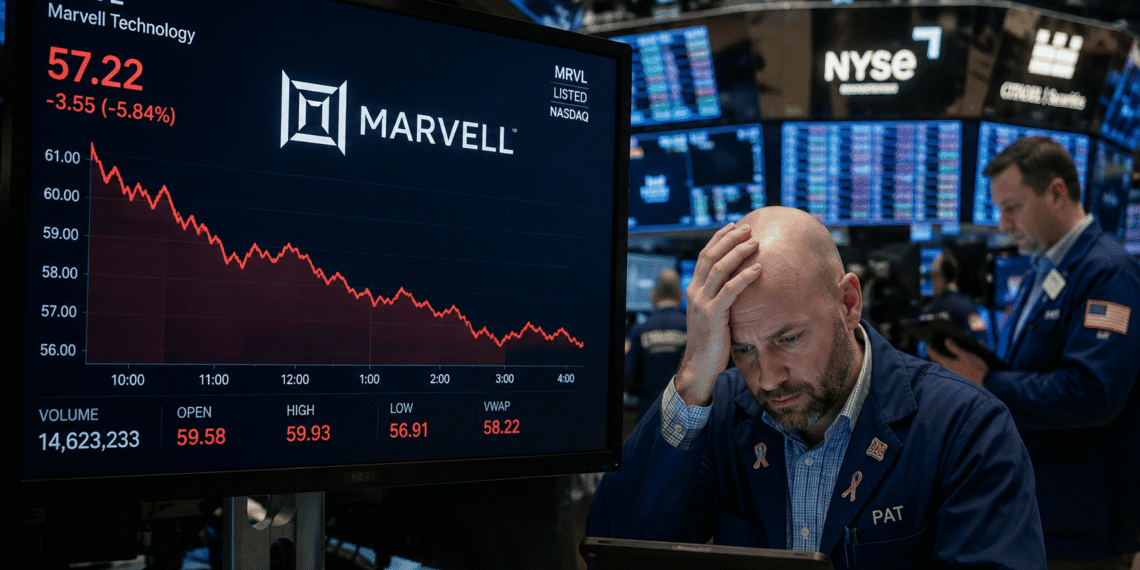 Marvell cae 6% pese a aumentar 37% sus ingresos por fuerte demanda de infraestructura de IA