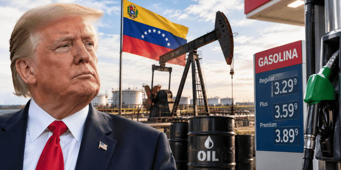 Trump apuesta por el petróleo venezolano: ¿Bajará el precio de la gasolina en EE. UU.?