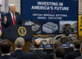 Trump anuncia $3,000 millones para reforzar la producción de minerales críticos en Estados Unidos