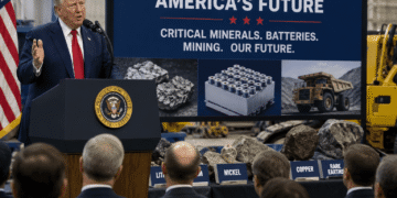 Trump anuncia $3,000 millones para reforzar la producción de minerales críticos en Estados Unidos