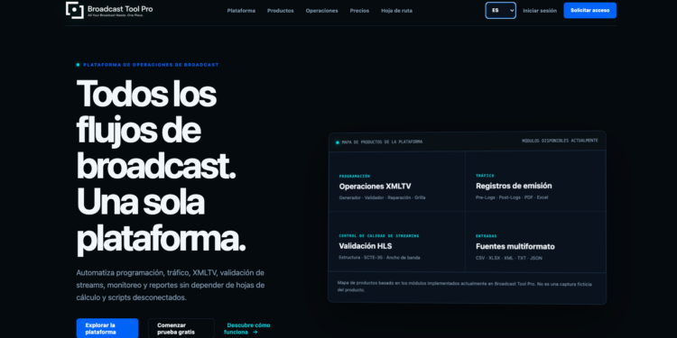 Broadcast Tool Pro: La startup latina que simplifica las operaciones de canales FAST y lineales