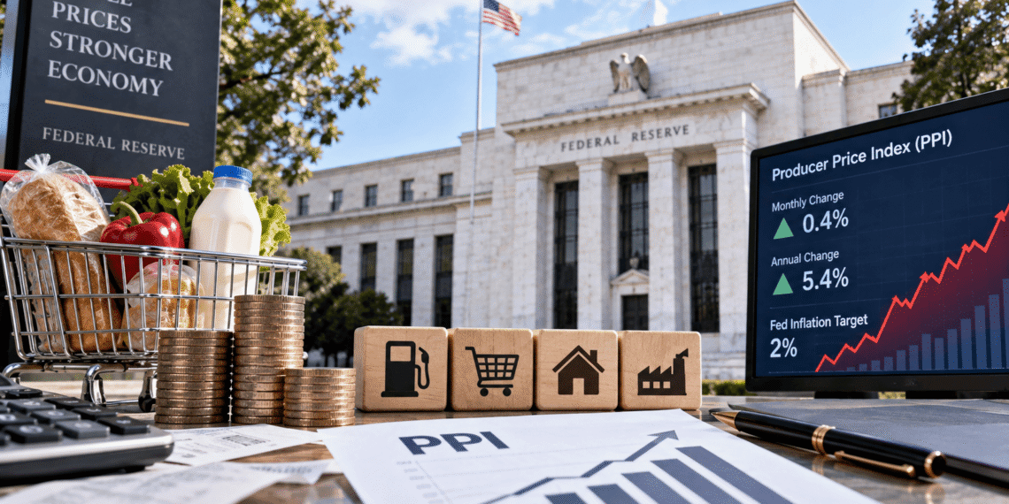 Inflación mayorista sube 5.4% y aumenta las probabilidades de un alza de tasas de la FED